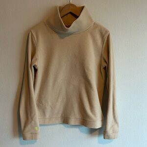 Dudley Stephen’s Park Slope Vello Fleece, size L, Cream/Light Beige